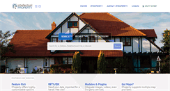 Desktop Screenshot of iproperty.thethinkery.net