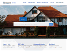 Tablet Screenshot of iproperty.thethinkery.net