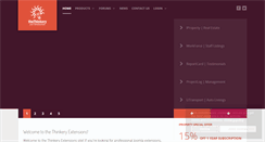 Desktop Screenshot of extensions.thethinkery.net